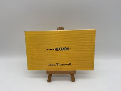 Konica Hexanon Autoreflex T Autoreflex A Bedienungsanleitung Deutsch