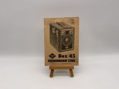 Agfa Box 45 Rollfilm B2-8 / 6x9cm Bedienungsanleitung Deutsch