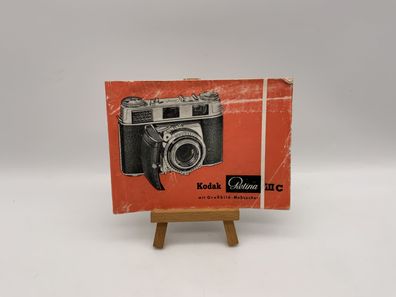 Kodak Retina IIIc mit Großbild Meßsucher Bedienungsanleitung Deutsch