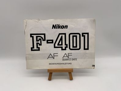 Nikon F-401 AF Quartz Date Bedienungsanleitung Deutsch