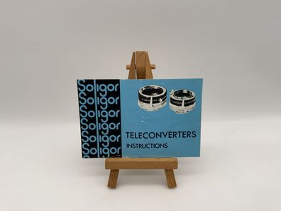 Soligor Teleconverters Instruction Manual Bedienungsanleitung Englisch
