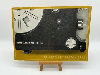Bolex 18-3 Duo Gebrauchsanweisung Bedienungsanleitung Deutsch