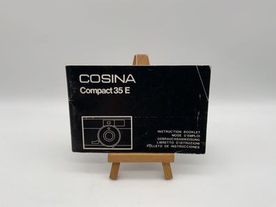 Cosina Compact 35E Gebrauchsanweisung Bedienungsanleitung Deutsch