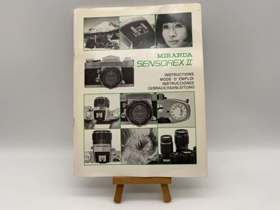 Miranda Sensorex II Gebrauchsanweisung Bedienungsanleitung Deutsch