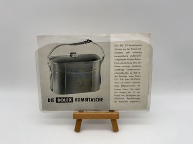 Bolex Die Kombi Tasche Gebrauchsanweisung Bedienungsanleitung Deutsch