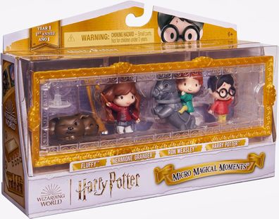 Harry Potter Figuren Micro Magical Moments 4er Set ca. 4 cm Groß in Box