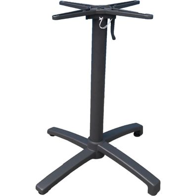 Tischgestell Treviso, Alu, anth. pulverbesch