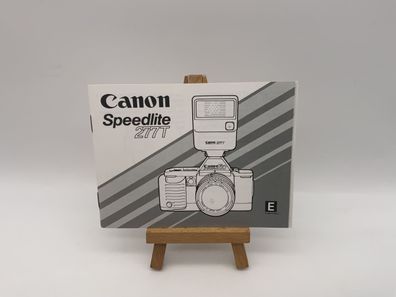 Canon Speedlite 277T Gebrauchsanweisung Bedienungsanleitung Englisch