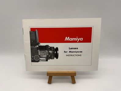 Mamiya Lenses for Mamiya RB Bedienungsanleitung Englisch