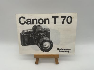 Canon T70 Gebrauchsanweisung Bedienungsanleitung Deutsch