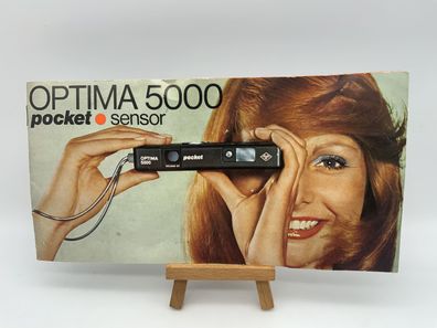 Agfa Optima 5000 pocket sensor Gebrauchsanweisung Bedienungsanleitung Deutsch