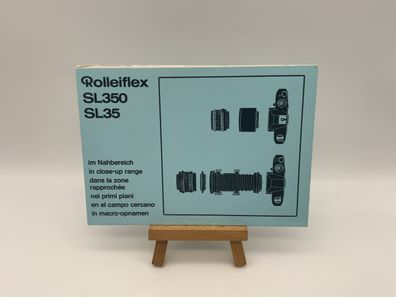 Rollei Rolleiflex SL350 SL35 in der Praxis Bedienungsanleitung Deutsch