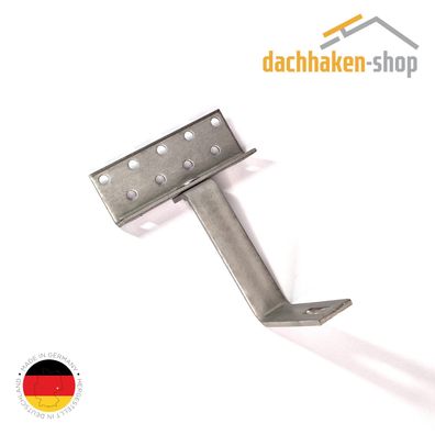 Dachhaken 1-fach verstellbar | senkrechter Ausleger | Material 1.4016/1.4301