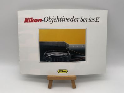 Nikon Objektive der Series E Prospekt Deutsch