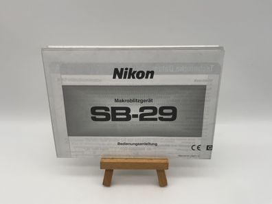 Nikon SB-29 Gebrauchsanweisung Bedienungsanleitung Deutsch