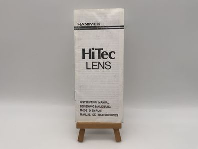 Hanimex Hi Tec Lens Gebrauchsanweisung Bedienungsanleitung Deutsch