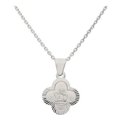 JuwelmaLux Anhänger 585/000 (14 Karat) Weißgold Schutzengel JL41-02-0080