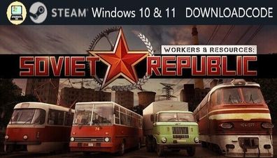 PC Computer Spiel Workers & Resources Soviet Republic für Windows 10 11 STEAM
