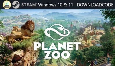 NEU PC Computer Spiel Planet Zoo für Windows 10 11 STEAM Download Code Game Key