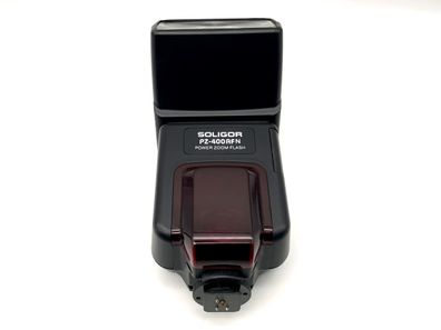 Soligor PZ-400 AFN Blitzgerät Power Zoom Flash für Nikon Kamera Blitz Flash