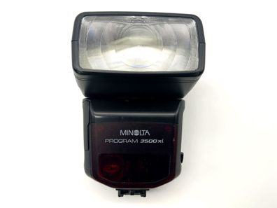 Minolta Program 3500xi Kamera Blitz Blitzgerät Aufsteckblitz Flash Licht