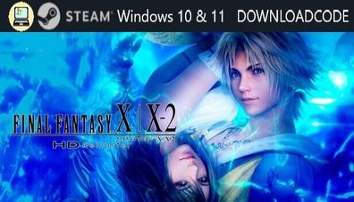 NEU PC Computer Spiel Final Fantasy X/X-2 HD Remaster für Windows 10 11 STEAM