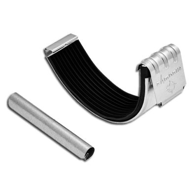 Dachrinnenverbinder Rinnenverbinder Zink 6, 7, 8-tlg Titanzink 250, 280, 333mm