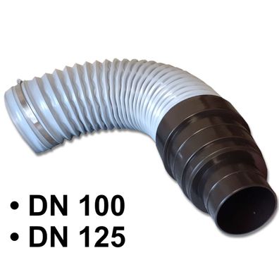 Flexschlauch Dach Entlüfterschlauch DN 100 / DN 125 Dunstrohranschluss Universal