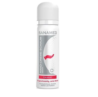 Sanamed Handcreme Schaum Granat, 100 ml