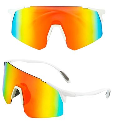 Brille mit verspiegeltem Regenbogenglas