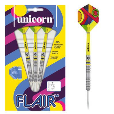 Unicorn Flair 3 Steel Darts / 1 Satz / 22 Gr