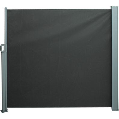 Seitenmarkise, silbergrau / anthrazit 300 x 160cm