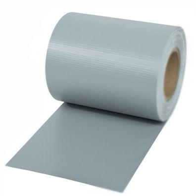 Sichtschutz für Doppelstabmattenzaun PVC, grau