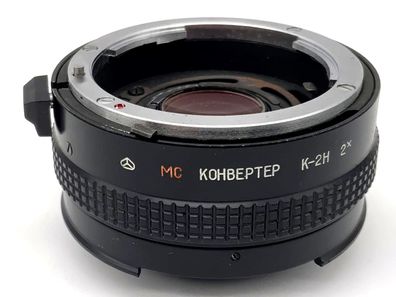 Zenit Teleconverter K-2H 2x MC Tele Converter Extender Konverter