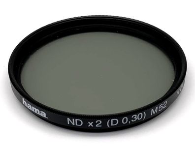 Hama Graufilter 52mm Filter ND x2 (D0,30) M52 (IV) Filtergewinde