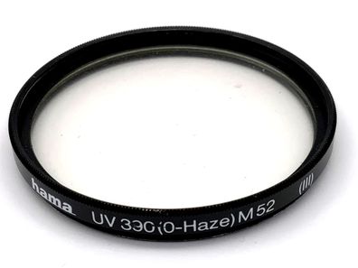 Hama UV-Filter 52mm Filter UV 390 (0-Haze) M52 (III) Filtergewinde