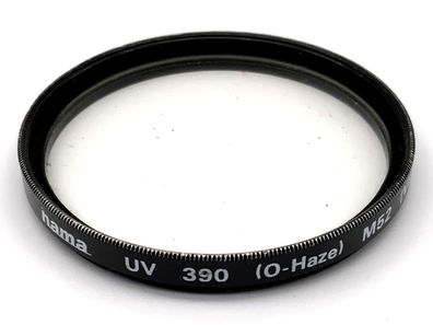 Hama UV-Filter 52mm Filter UV 390 (0-Haze) M52 (VII) Filtergewinde