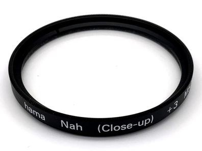 Hama Macro Linse 52mm Filter Close-Up lens + 3 (XXII) M52 Nahlinse Filtergewinde