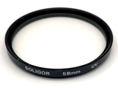Soligor UV-Filter 58mm Filter UV Kreisförmig Filtergewinde