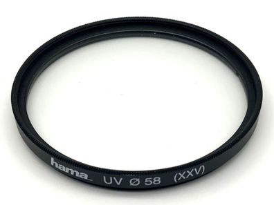 Hama UV-Filter 58mm Filter (XXV) Kreisförmig Filtergewinde