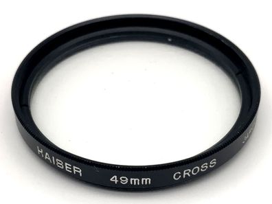 Kaiser Kreuzfilter 49mm Filter Cross Kreisförmig Filtergewinde