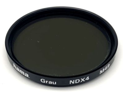 Hama Graufilter 49mm Filter NDX4 Grau (VII) Kreisförmig Filtergewinde