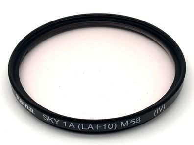 Hama Skylight 58mm Filter Sky 1A (LA+10) (IV) Kreisförmig Filtergewinde