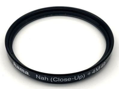 Hama Macro Linse 49mm Filter Close-Up lens Nahlinse + 4 (III) Filtergewinde