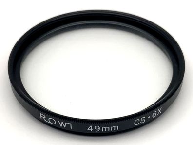 Rowi Kreuzfilter 49mm Filter CS 6x Cross Kreisförmig Filtergewinde