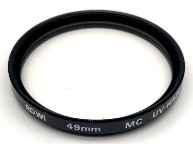 Rowi UV-Filter 49mm Filter MC UV-Haze Kreisförmig Filtergewinde