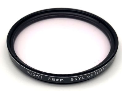 Rowi Skylight 58mm Filter (1A) Kreisförmig Filtergewinde