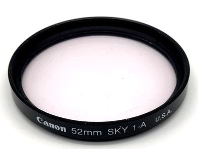 Canon Skylight 52mm Filter Sky 1-A U.S.A. Kreisförmig Filtergewinde
