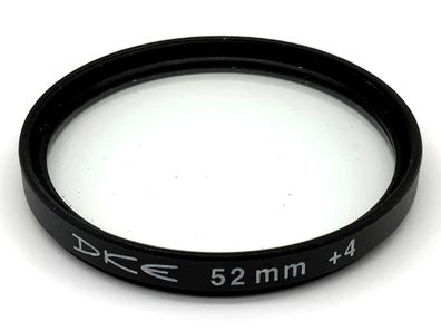DKE Macro Linse 52mm Filter Close-Up lens + 4 Nahlinse Filtergewinde