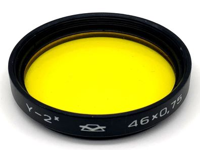 Zenit Farbfilter 46mm Filter Gelb Y-2x 46x0,75 Kreisförmig Filtergewinde